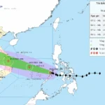 Bão KALMAEGI đã vào biển Đông thành cơn bão số 13, có thể đạt cấp 14, giật cấp 17
