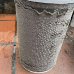 Cận cảnh bộ lọc không khí của một gia đình ở Long Biên: Không ngờ lại đến mức này!